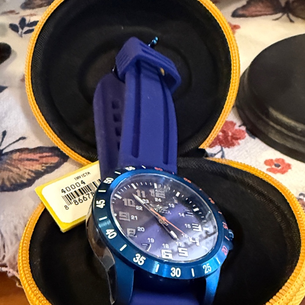 Vibrant Blue Analog Watch